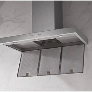 Miele Miele PUR 98 W Wand-Dunstabzugshaube edelstahl – Seitenansicht