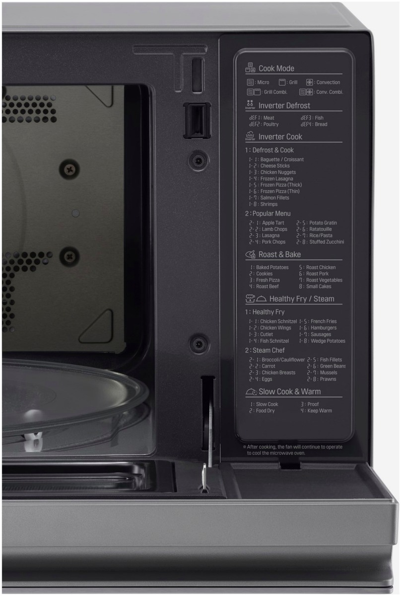 LG LG MJ3965ACS Kombi-Mikrowelle silber/schwarz – Produktbild