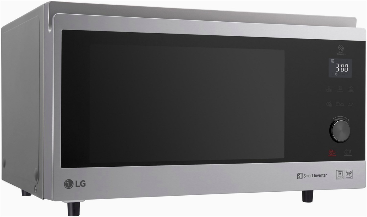 LG LG MJ3965ACS Kombi-Mikrowelle silber/schwarz – Innenansicht