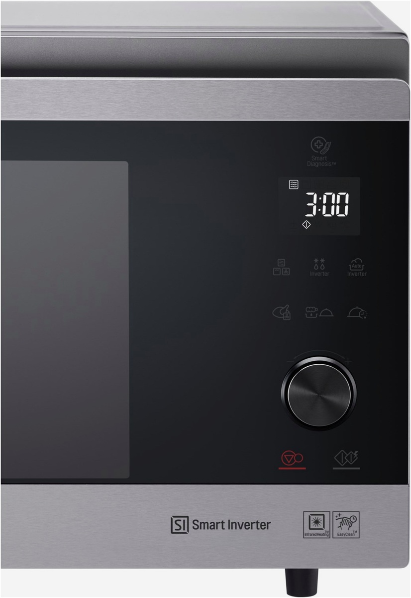 LG LG MJ3965ACS Kombi-Mikrowelle silber/schwarz – Detailansicht