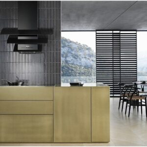 Miele Miele DA 7198 W Triple Wand-Dunstabzugshaube – Seitenansicht
