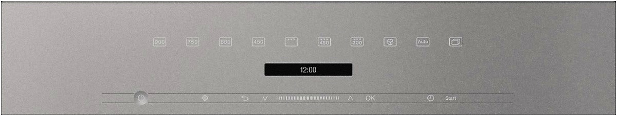 Miele Miele M 7244 TC Kombi-Mikrowelle graphitgrau – Innenansicht