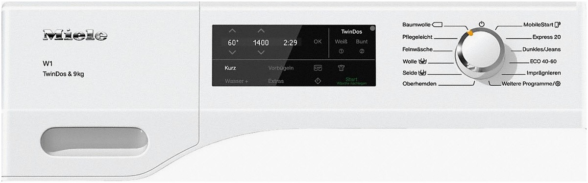 Miele Miele WCG 670 WCS TDos &9kg Stand-Waschmaschin – Innenansicht