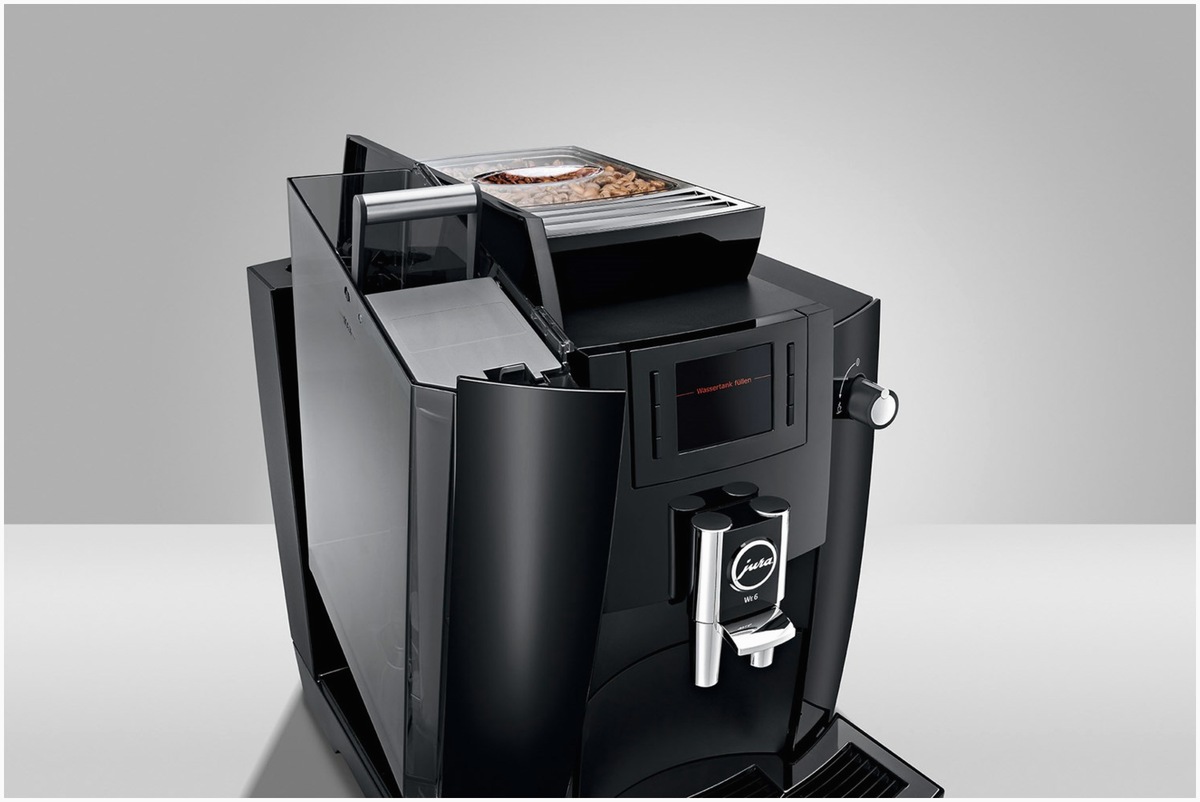 JURA JURA WE6 Kaffee-Vollautomat piano black – Produktansicht