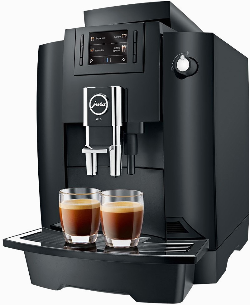 JURA JURA WE6 Kaffee-Vollautomat piano black – Produktansicht