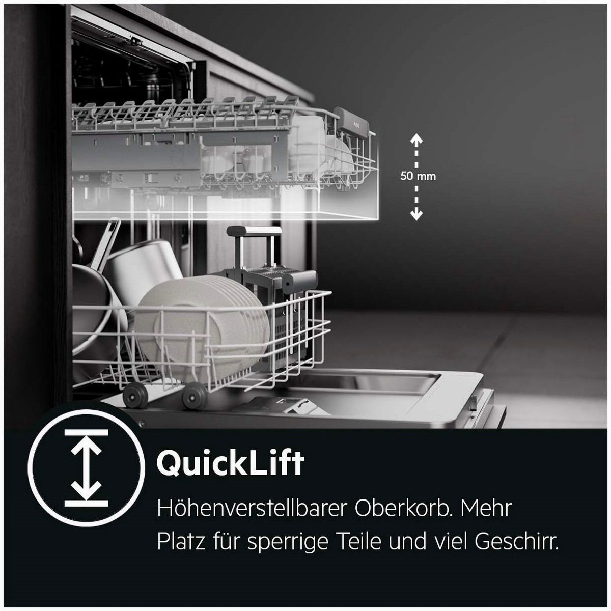 AEG AEG Favorit FES5368XZM Integrierbarer 60 cm Geschi – Innenansicht