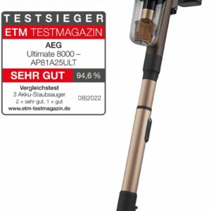 AEG AEG AP81A25ULT ULTIMATE 8000 Akku-Staubsauger maho – Produktbild