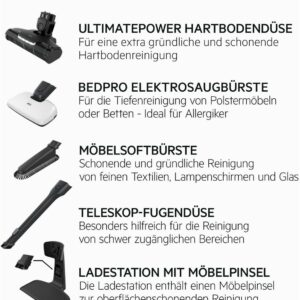 AEG AEG AS52HP25SH Akku-Stielstaubsauger shell white – Seitenansicht
