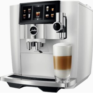 JURA JURA J8 twin (EA) Kaffee-Vollautomat diamond white – Seitenansicht