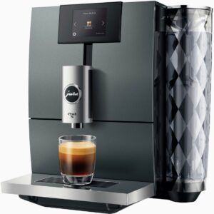 JURA JURA ENA 5 Kaffee-Vollautomat Night Inox (EA) – Seitenansicht