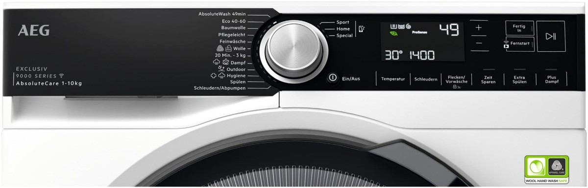 AEG AEG Lavamat LR9WW80409 Stand-Waschmaschine-Frontla – Innenansicht