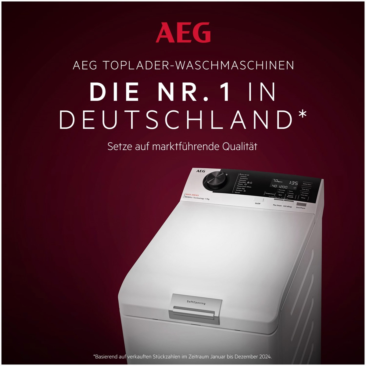 AEG AEG LTR5N30260 Waschmaschine-Toplader weiÃ, 6 kg, – Innenansicht