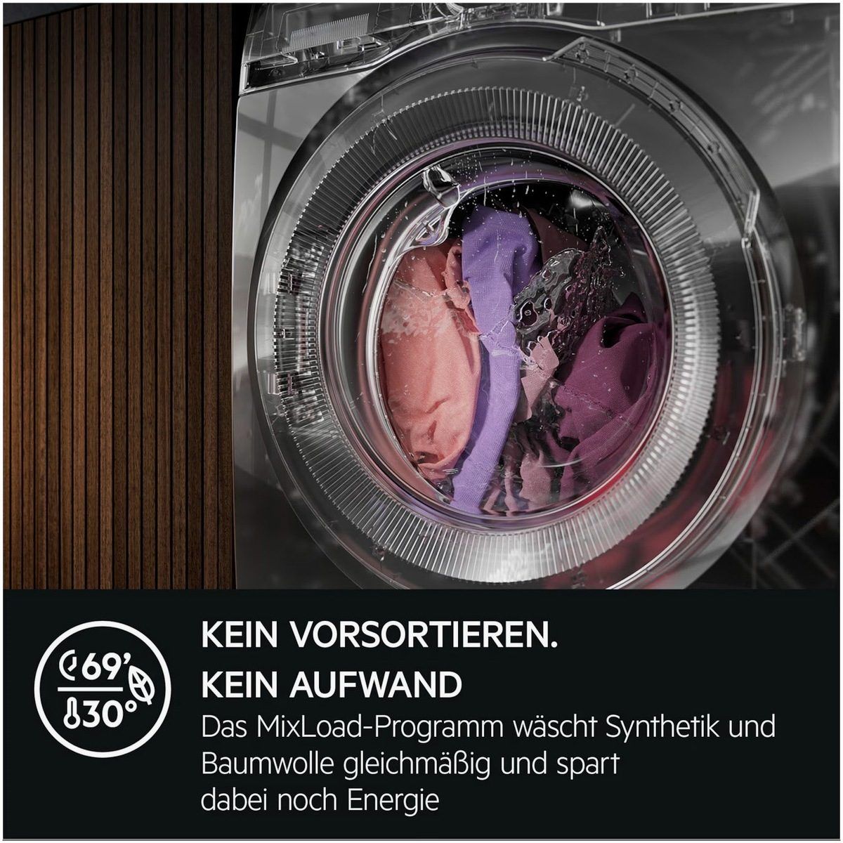 AEG AEG Lavamat LR7G70497 Stand-Waschmaschine-Frontlad – Detailansicht