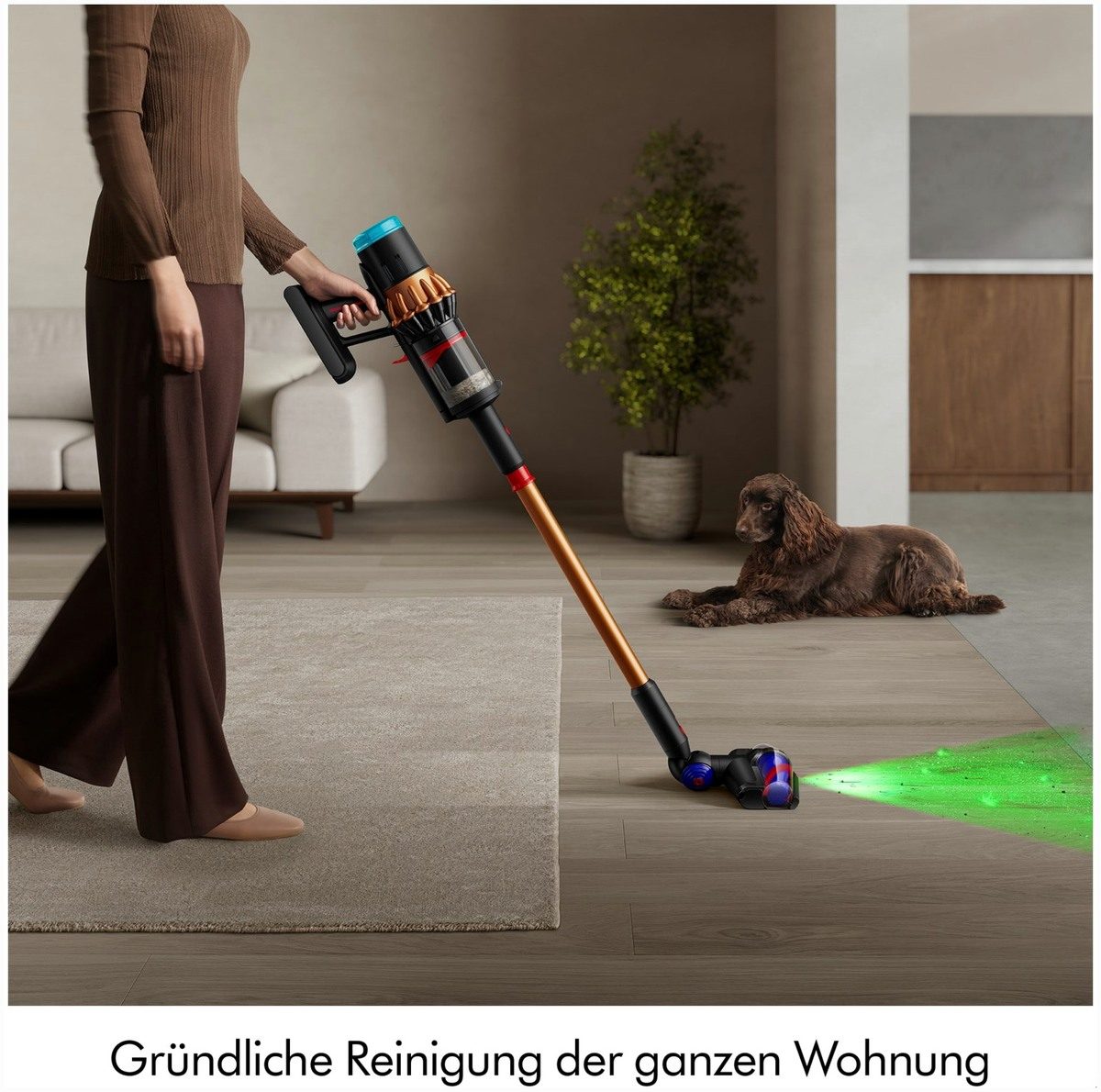 Dyson Dyson V16 Piston Animal Submarine Akku-Stielstaubs – Seitenansicht