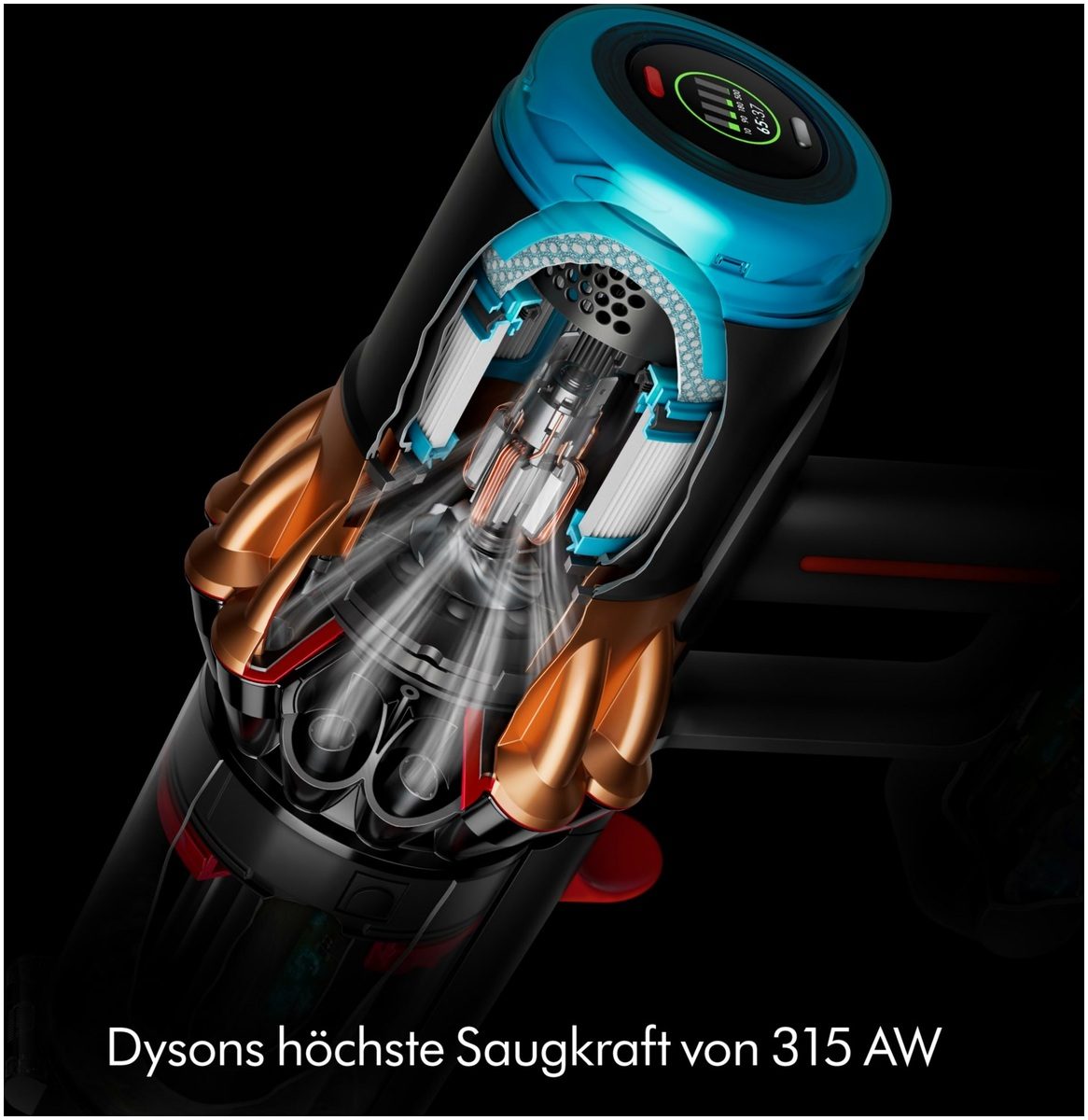 Dyson Dyson V16 Piston Animal Submarine Akku-Stielstaubs – Detailansicht