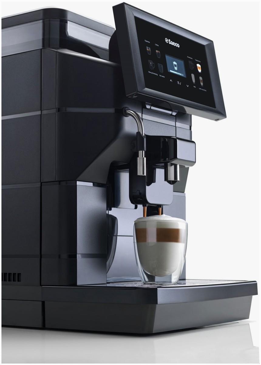 Saeco Saeco Aurora M1 Kaffee-Vollautomat mattschwarz – Detailansicht
