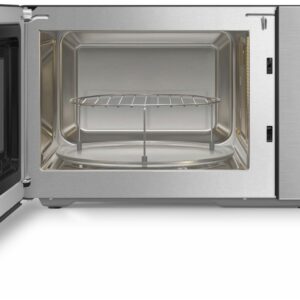 Smeg Smeg MOC01BLMEU Stand-Kombi-Mikrowelle schwarz – Innenansicht